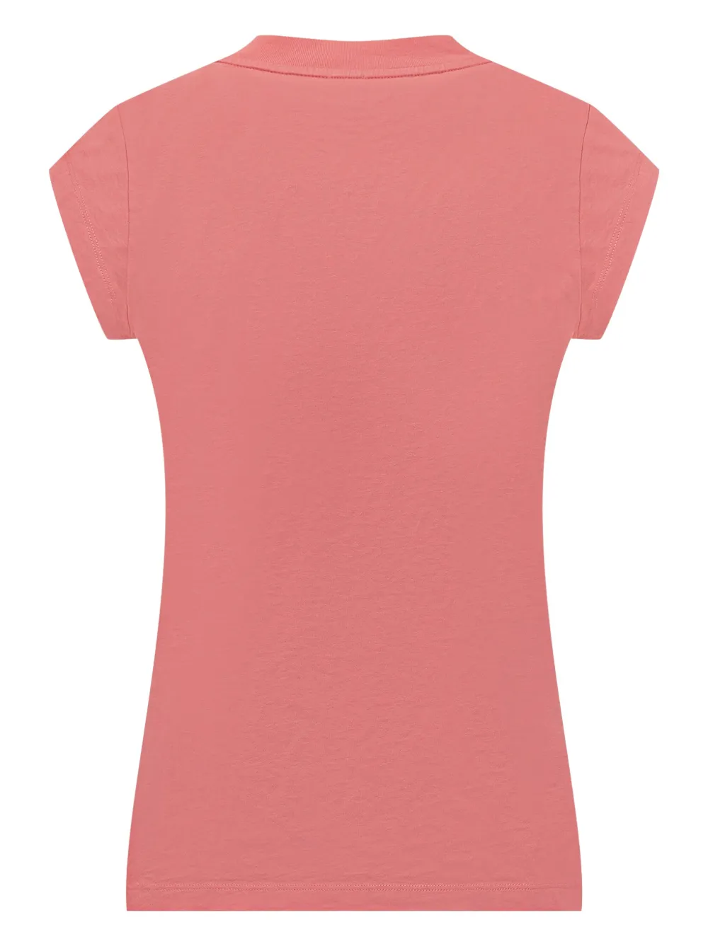 PINKO T-shirt met logo-reliëf Roze