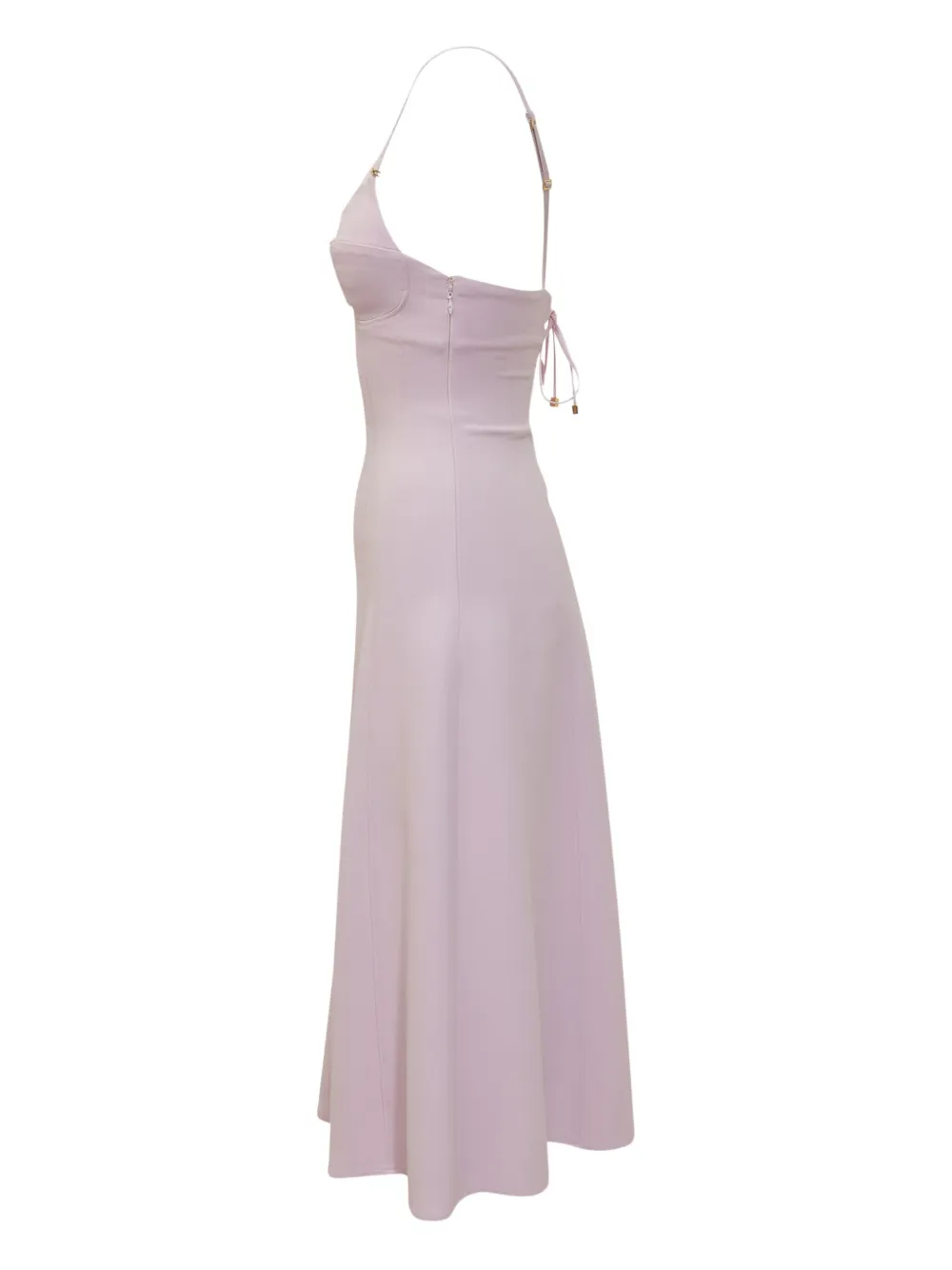 Elisabetta Franchi Midi-jurk met veters Roze