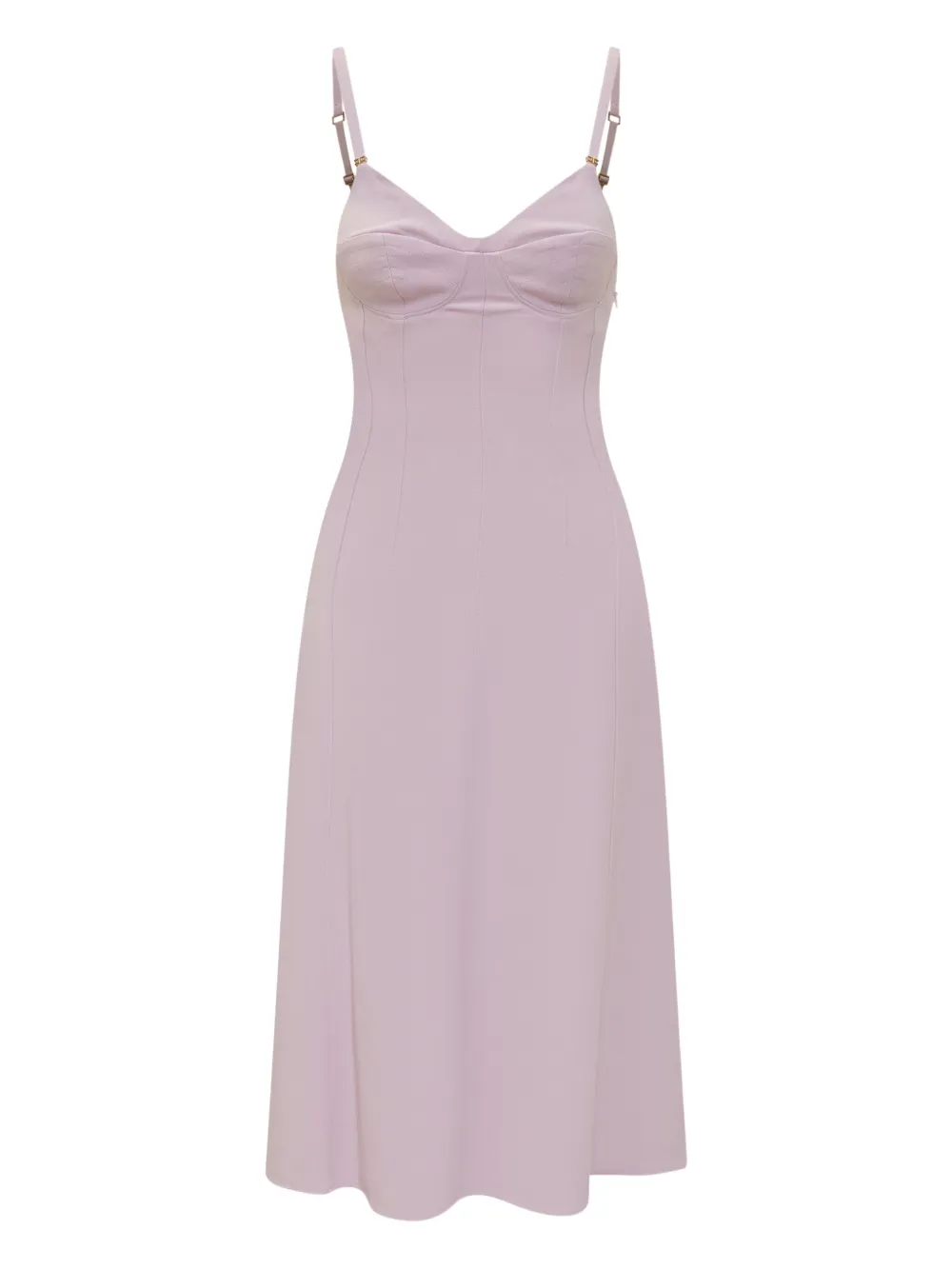Elisabetta Franchi Midi-jurk met veters Roze