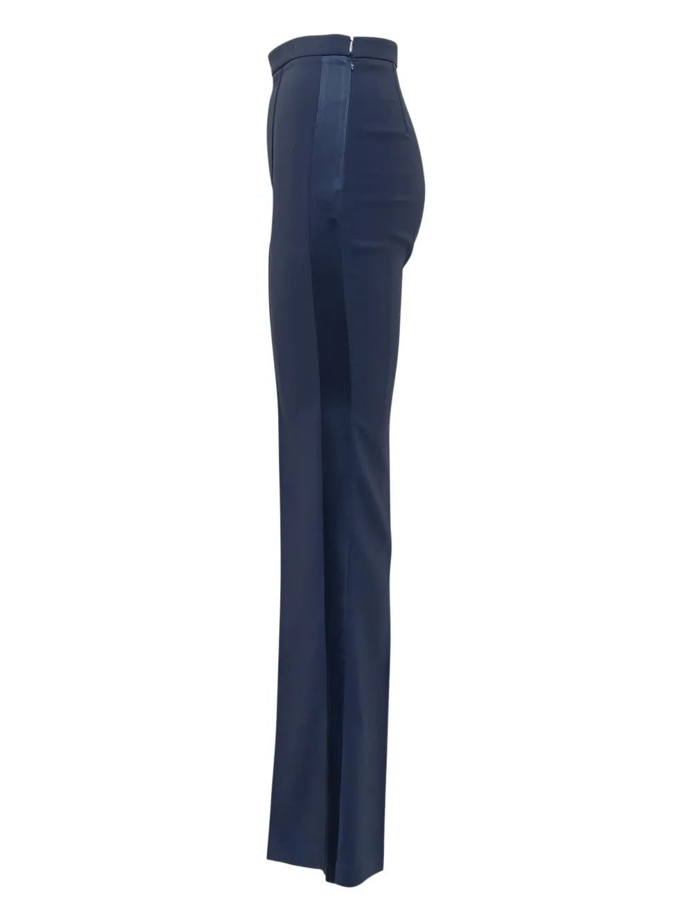 Elisabetta Franchi Broek met zijstreep Blauw