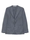 Eleventy two-button patch-pocket blazer - Blue