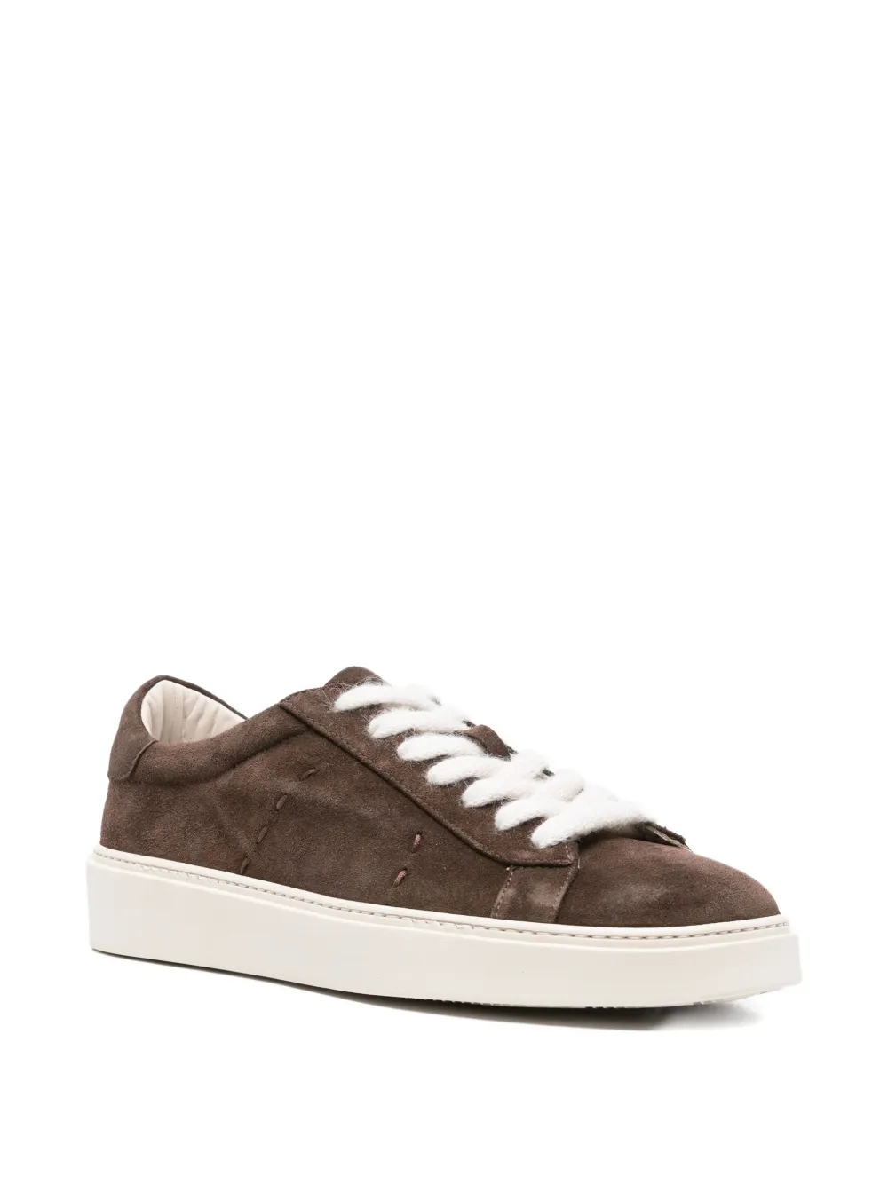 Eleventy suede sneakers Brown