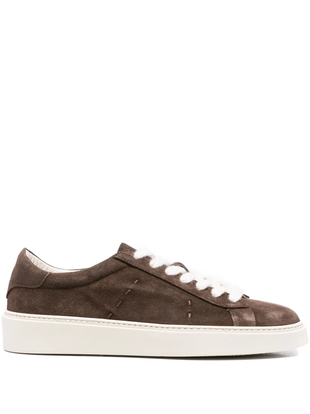 Eleventy suede sneakers Brown