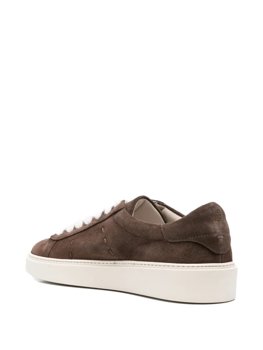 Eleventy suede sneakers Brown