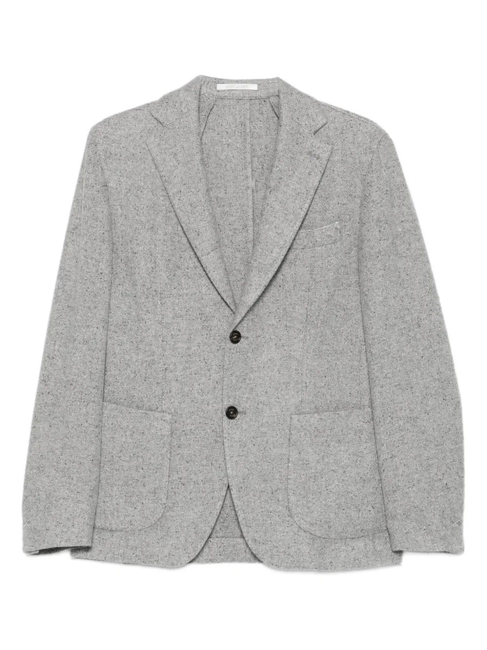 Eleventy patch-pocket two-button blazer Grijs