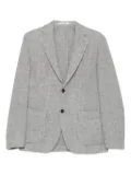 Eleventy patch-pocket two-button blazer - Grey
