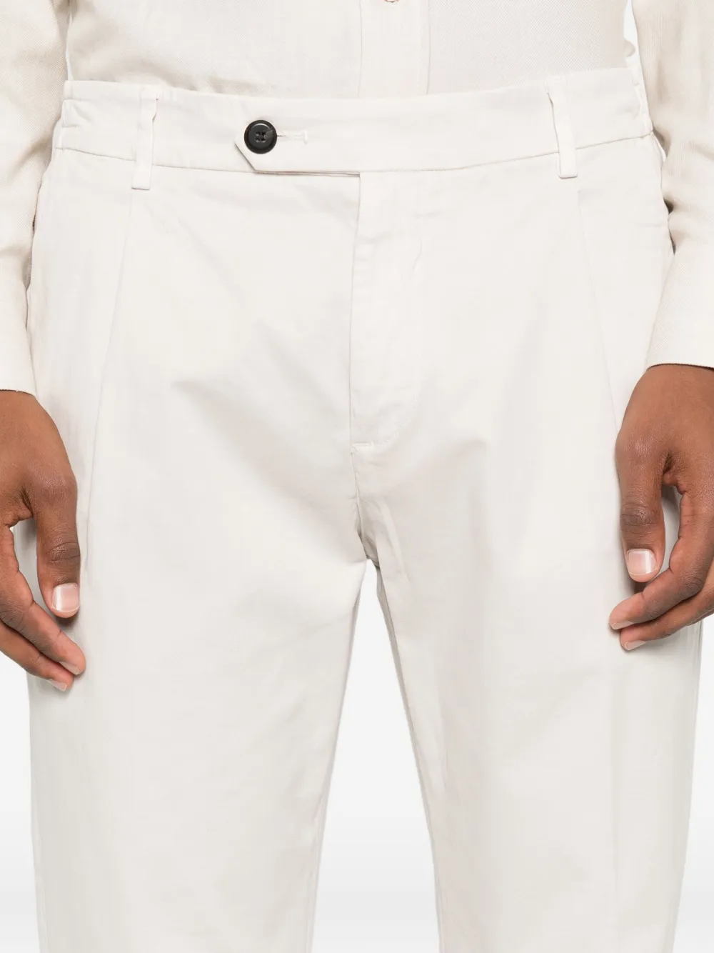 Eleventy pleated trousers Beige