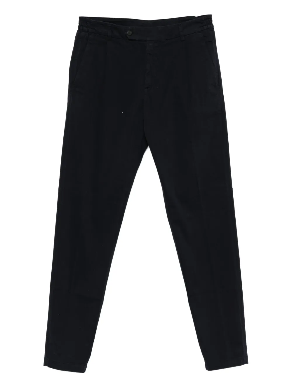 Eleventy elastic-waistband pocket trousers Blauw