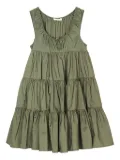 Cecilie Bahnsen Aino tiered mini dress - Green