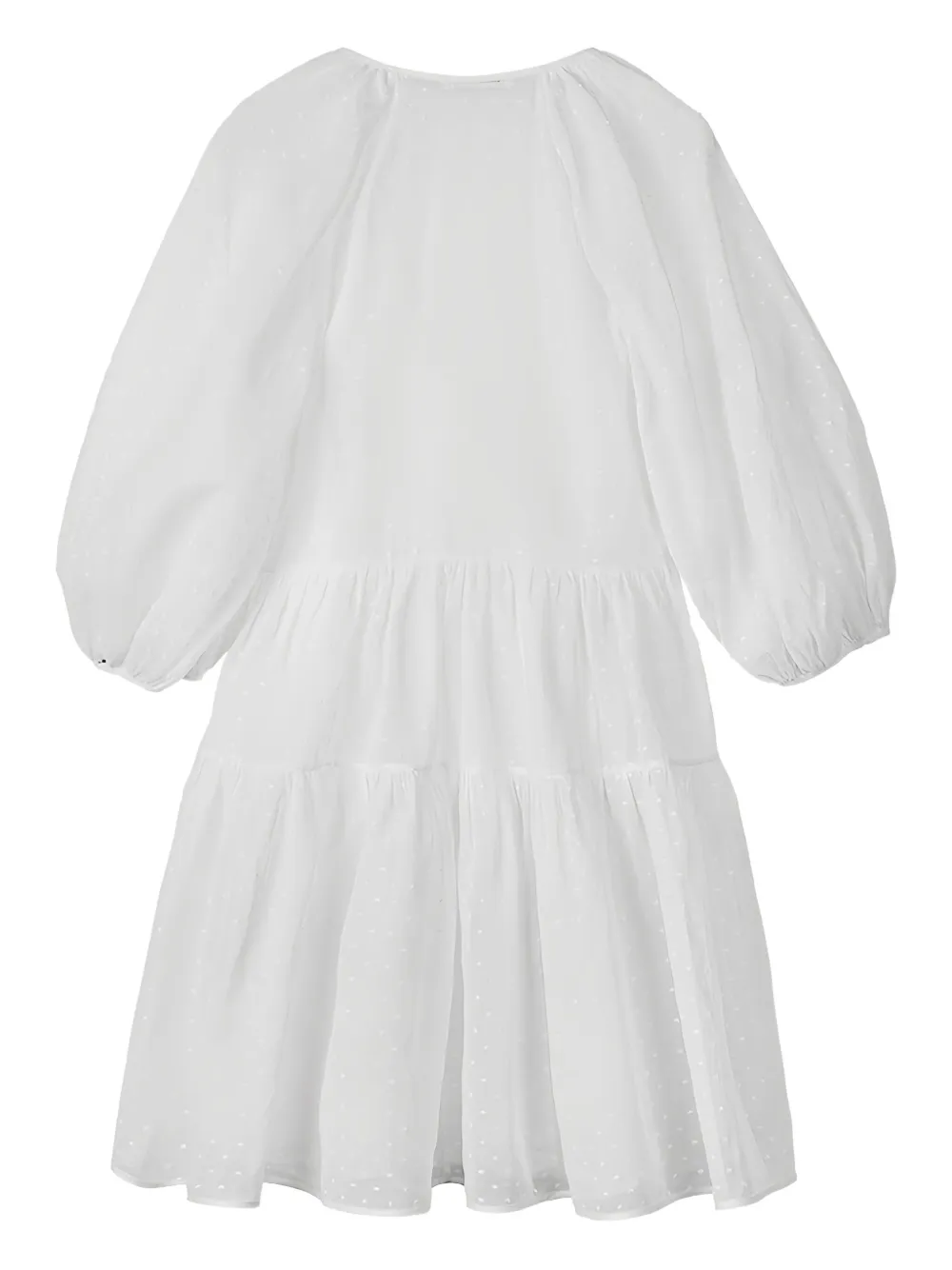 Cecilie Bahnsen Mirabelle wrap-effect dress Wit