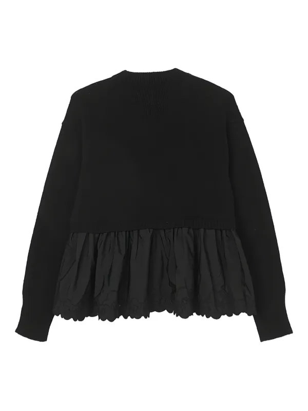 Cecilie Bahnsen Drawer 今期カシミアレースニット Cecilie Bahnsen Bera カシミアセーター | ブラック | FARFETCH JP