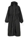 Cecilie Bahnsen hooded drawstring parka coat - Black