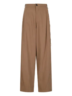 DARKPARK Phebe mid-waist wide-leg Trousers | Neutrals | FARFETCH