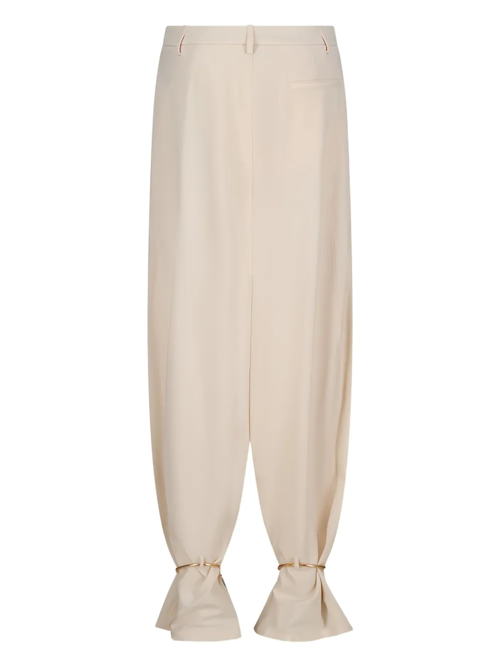 DARKPARK Broek met geplooid ringdetail - Beige
