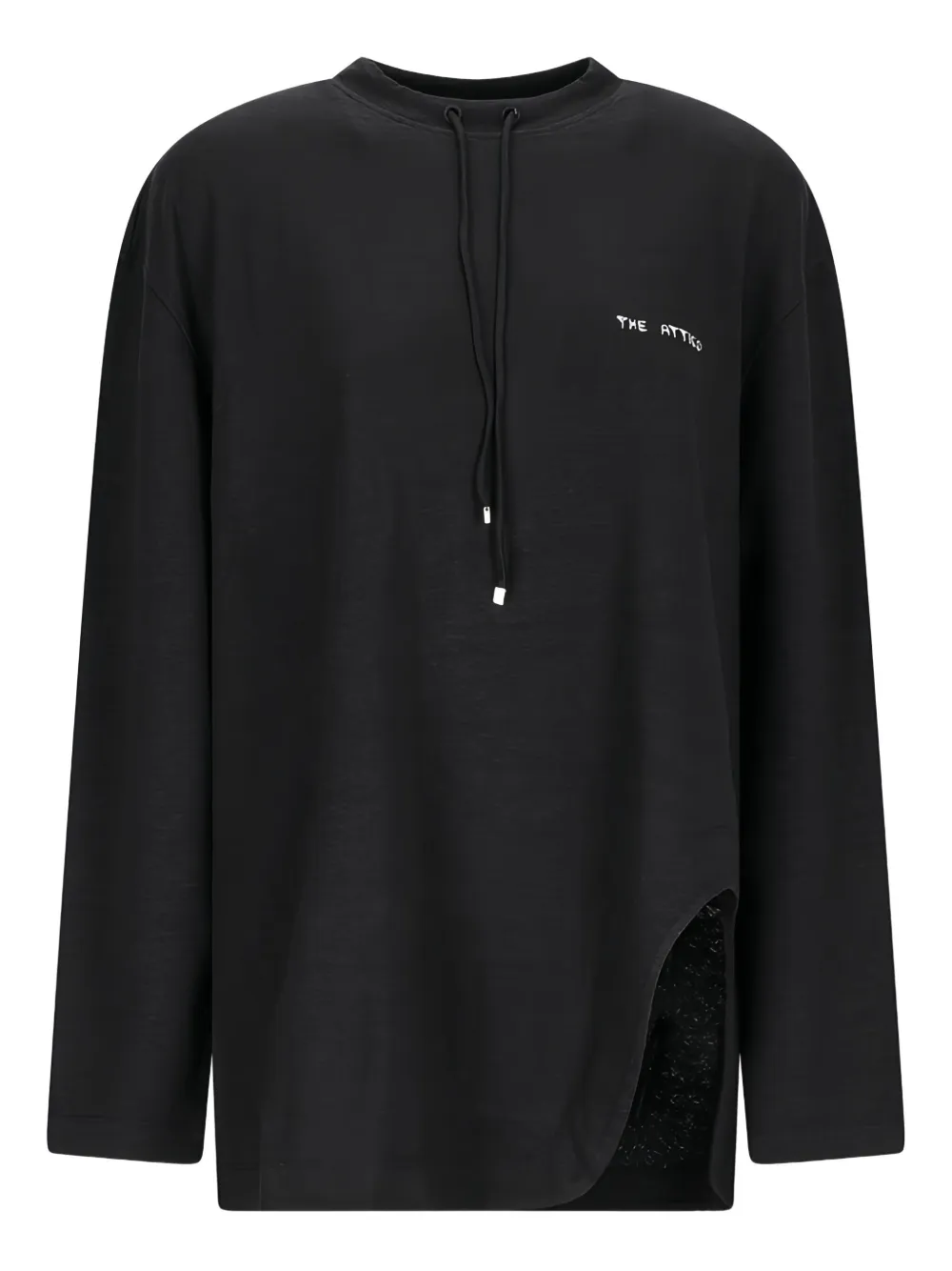 The Attico Sweater met trekkoord Zwart