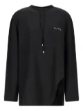 The Attico drawstring sweatshirt - Black