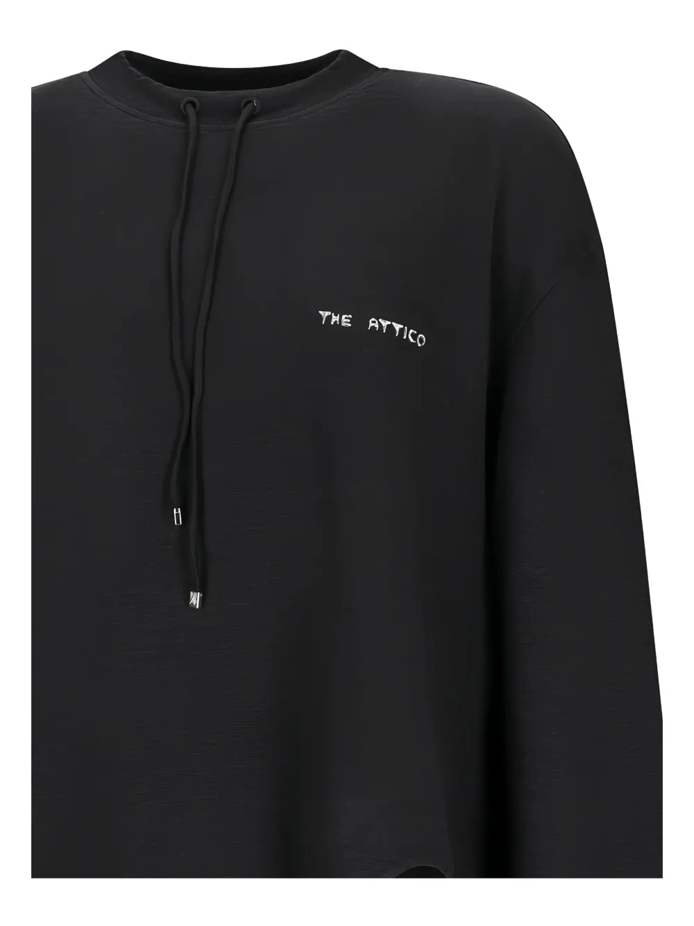 The Attico Sweater met trekkoord Zwart