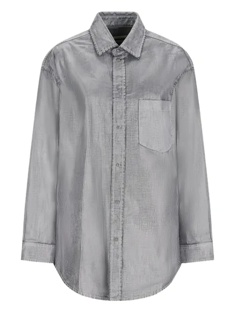 DARKPARK denim-effect collared shirt