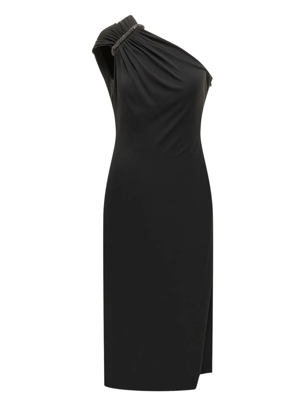 TOM FORD Asymmetrische mini-jurk Zwart
