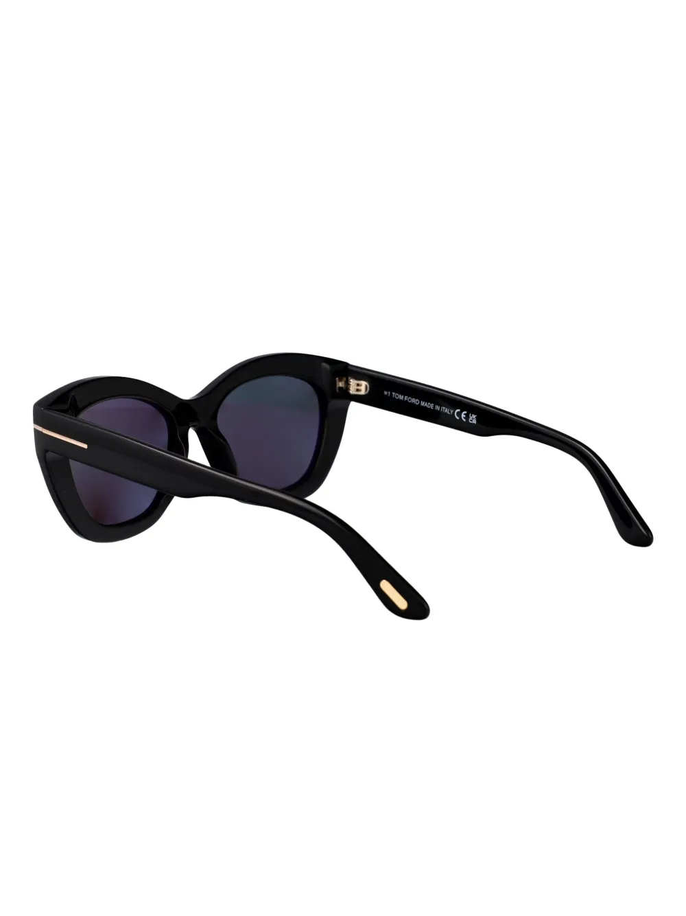 TOM FORD Eyewear Linda-02 zonnebril met cat-eye montuur Zwart