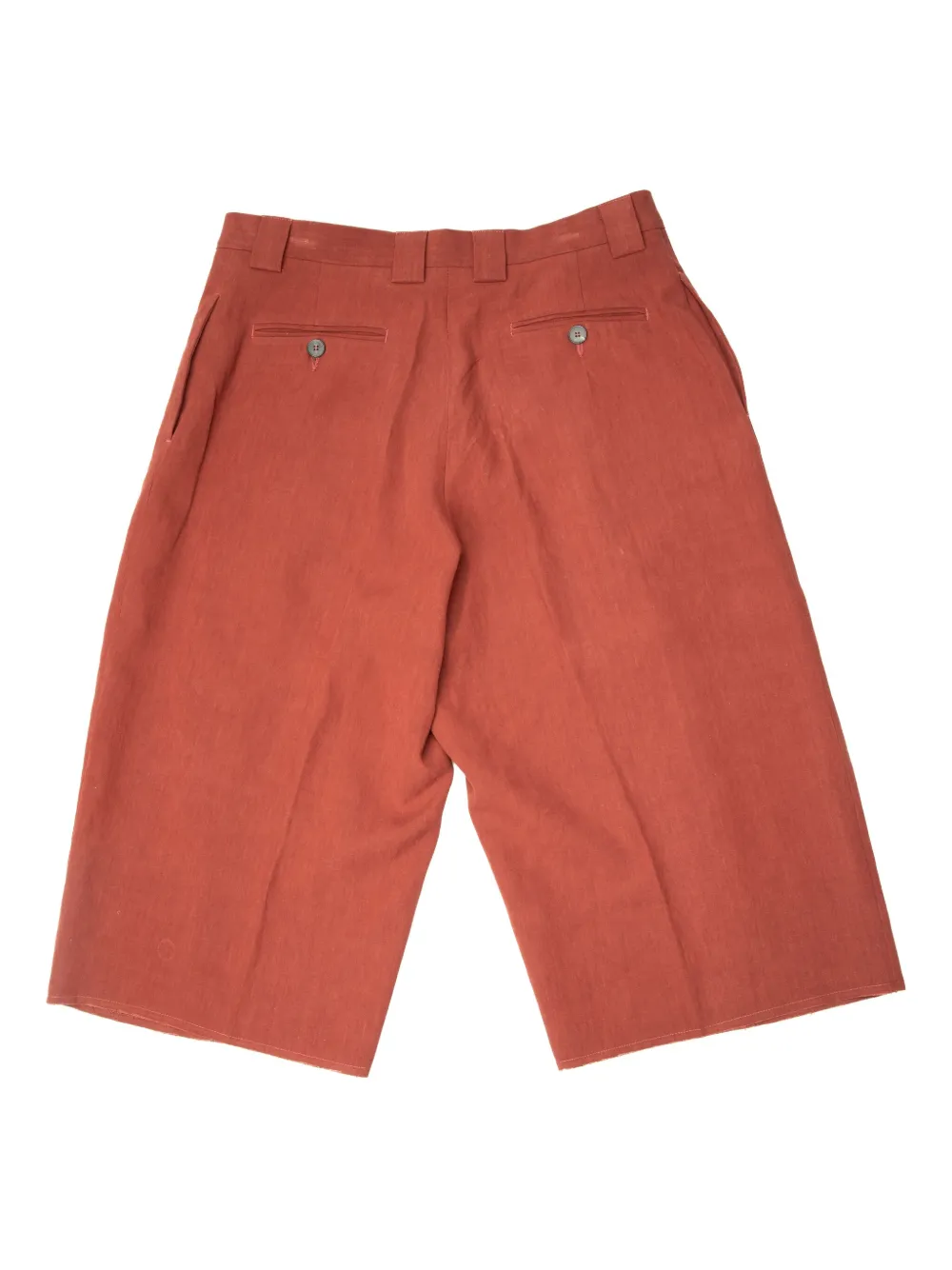 Enfants Riches Déprimés Geplooide shorts met franje - Rood