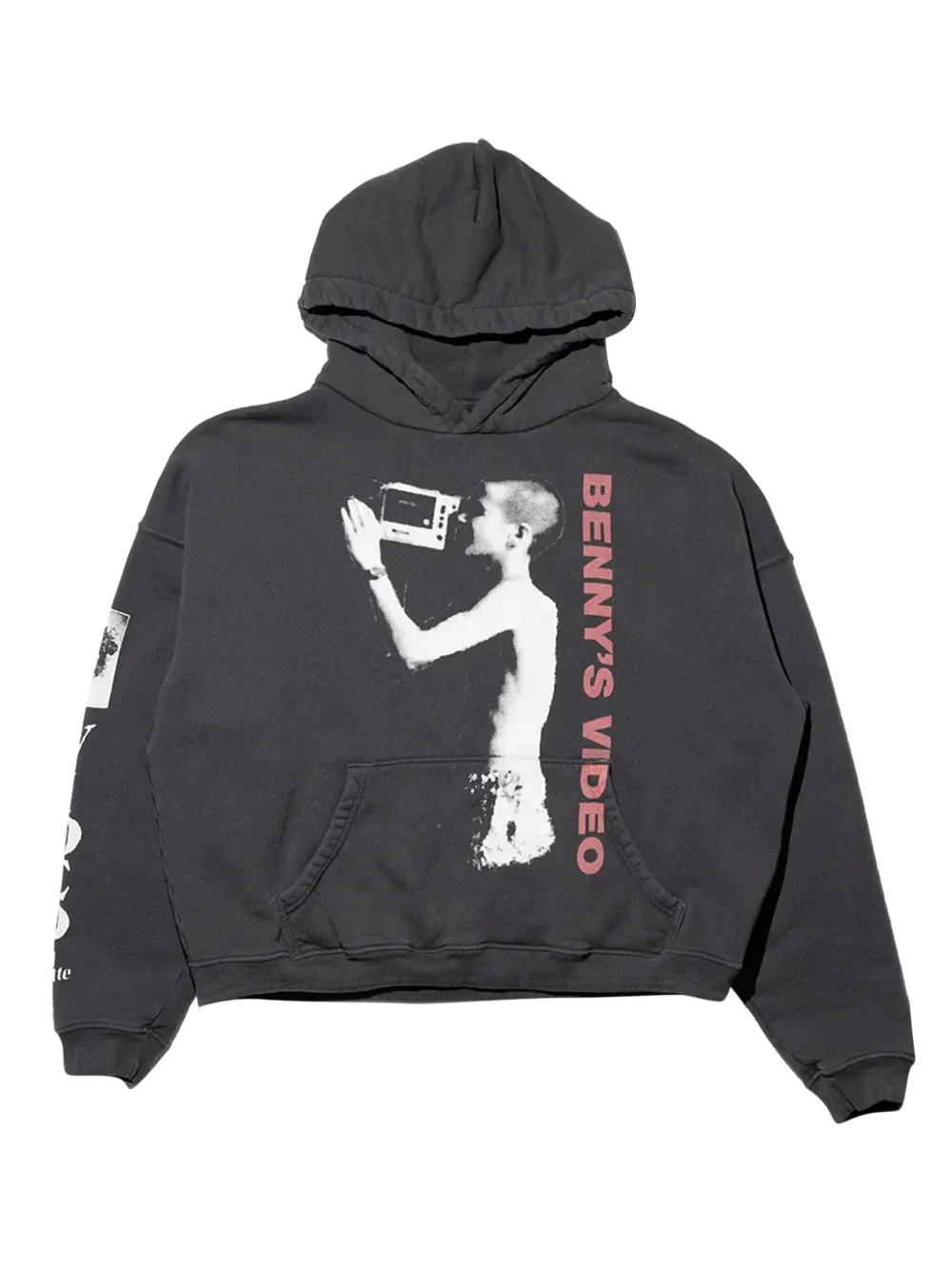 Enfants Riches Déprimés benny's video graphic hoodie | Black | Image 1