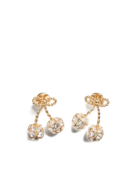 Valentino Garavani Par de brincos Cherryfic com cristais Swarovski®