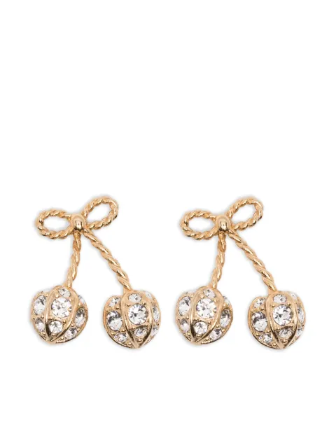 Valentino Garavani aretes Cherryfic Swarovski® con detalles de cristal
