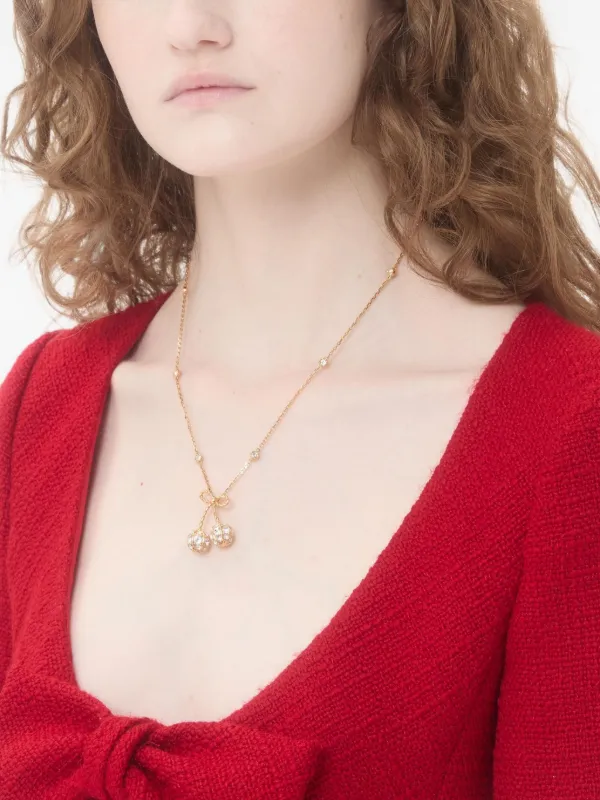 Valentino Garavani チェリフィック クリスタル ネックレス | ゴールド