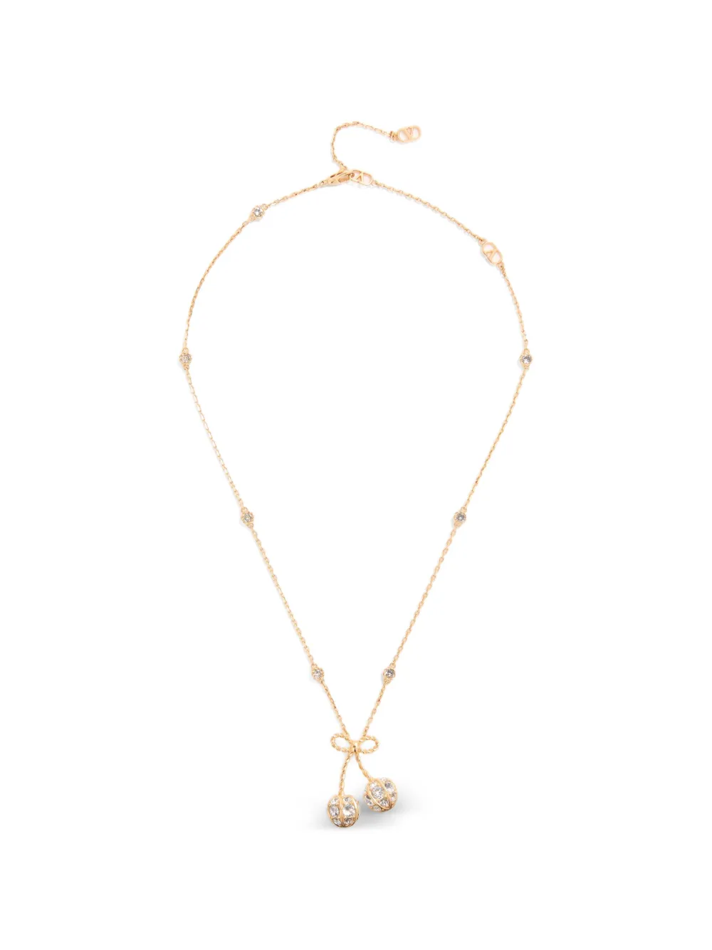 Valentino Garavani Collana con cristalli - Oro