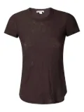James Perse slub crew-neck T-shirt - Brown