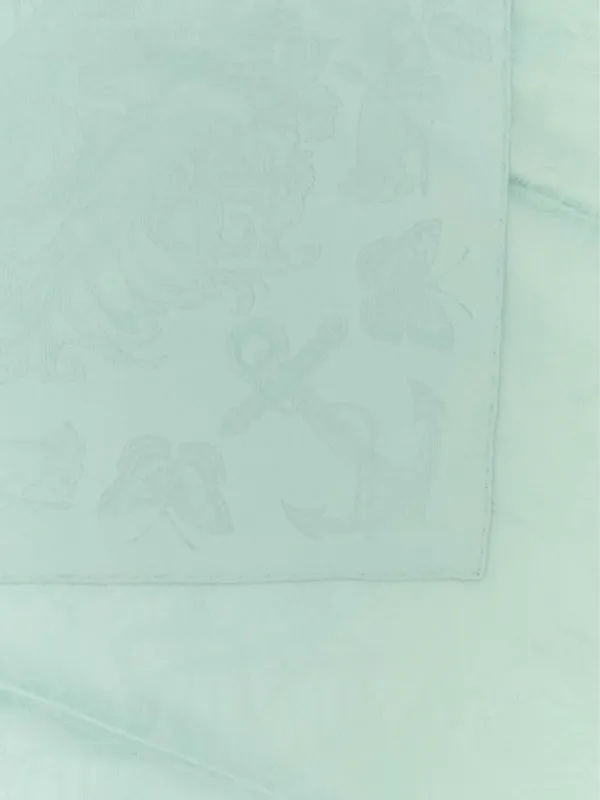 Alexander McQueen Sailor Tattoo-jacquard Scarf | Green