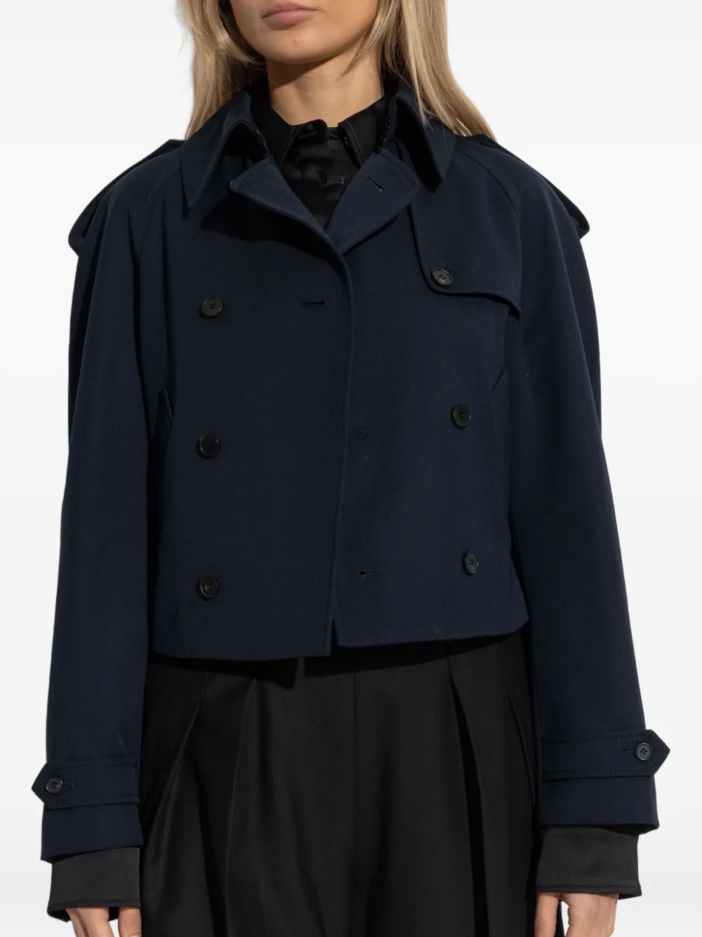 Alexander McQueen Jack met dubbele rij knopen Blauw