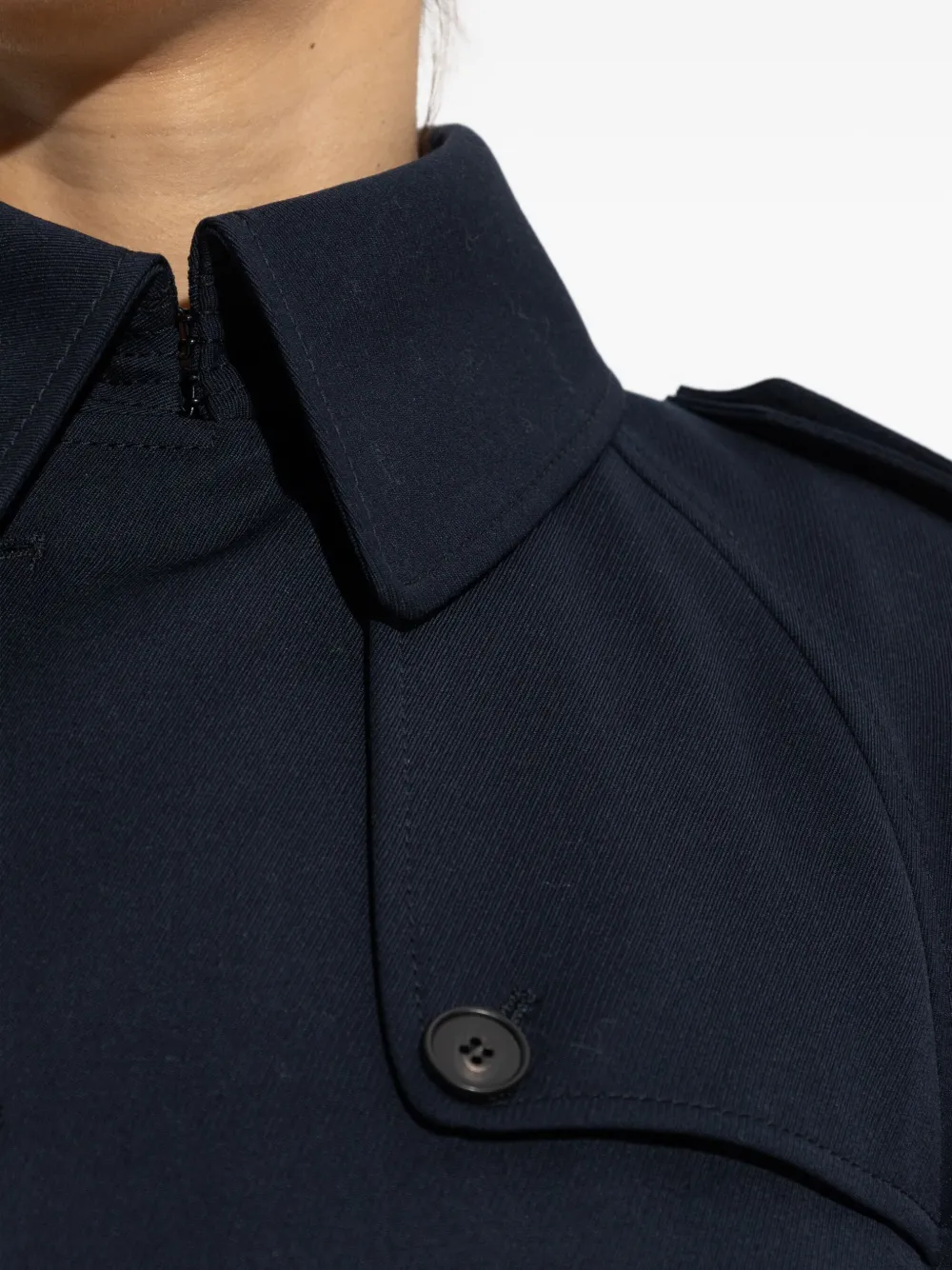 Alexander McQueen Jack met dubbele rij knopen Blauw