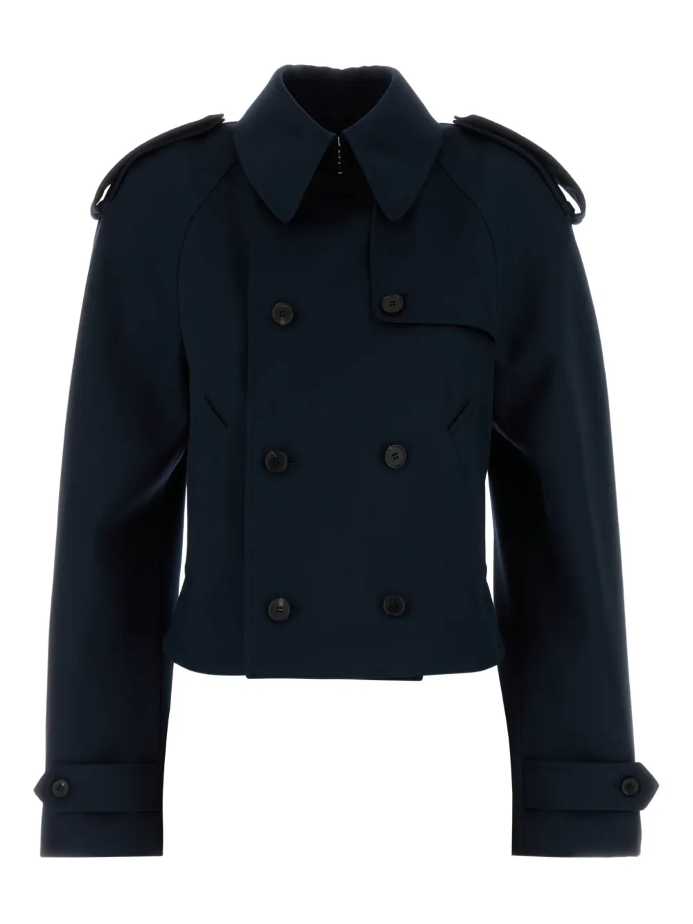 Alexander McQueen double-breasted wool jacket | Blue | Image 1