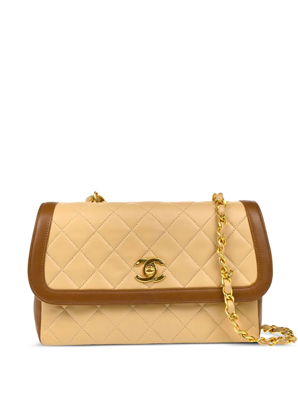 CHANEL Pre-Owned 1990 マトラッセ ショルダーバッグ - ニュートラル CHANEL Pre-Owned 1990 マトラッセ ショルダーバッグ - ニュートラル