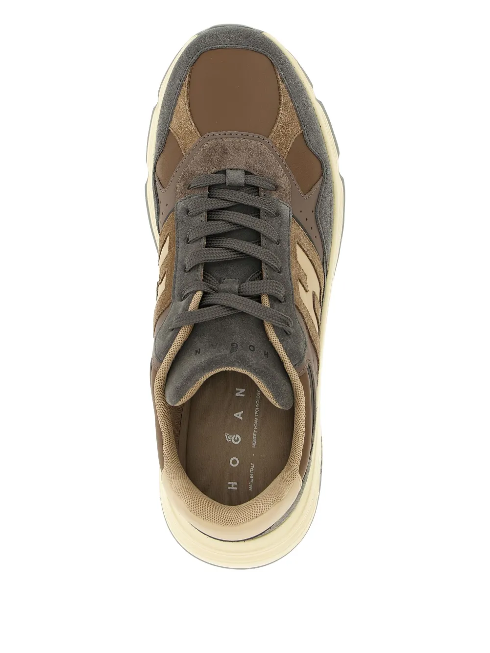 Hogan Hyperlight suede leather sneakers Brown