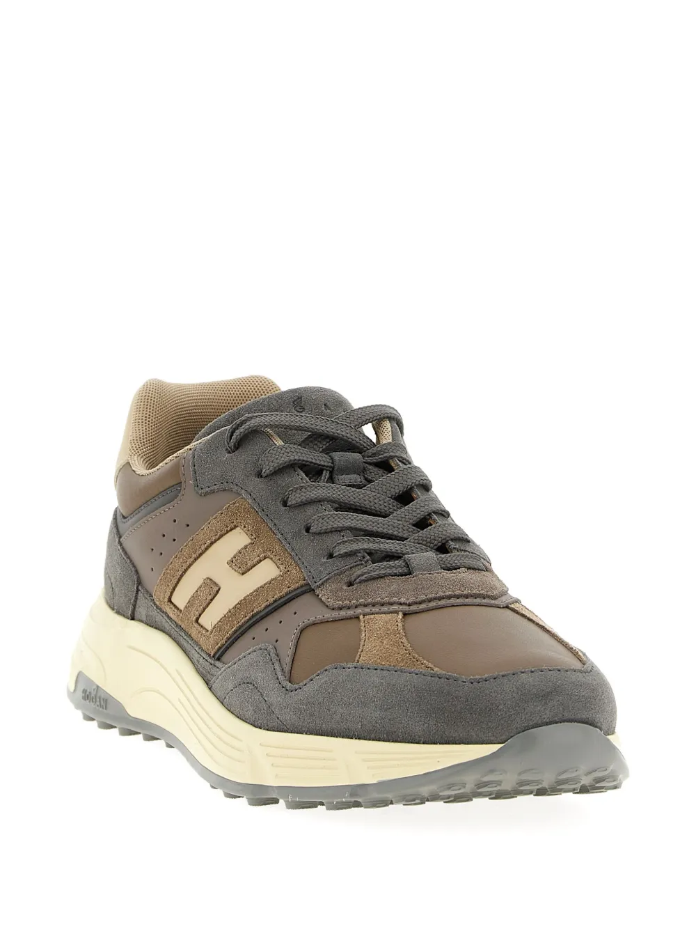 Hogan Hyperlight suede leather sneakers Brown