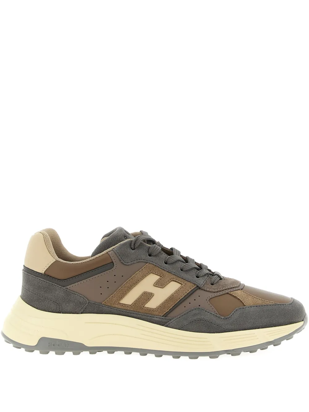 Hogan Hyperlight suede leather sneakers Brown