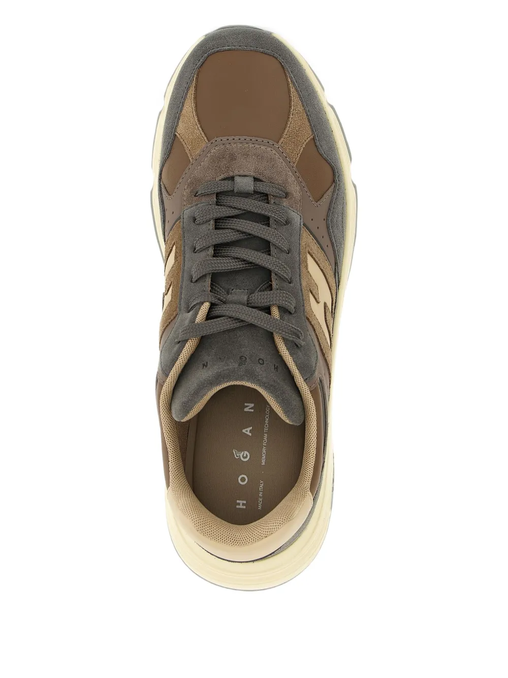 Hogan Hyperlight suede leather sneakers Brown