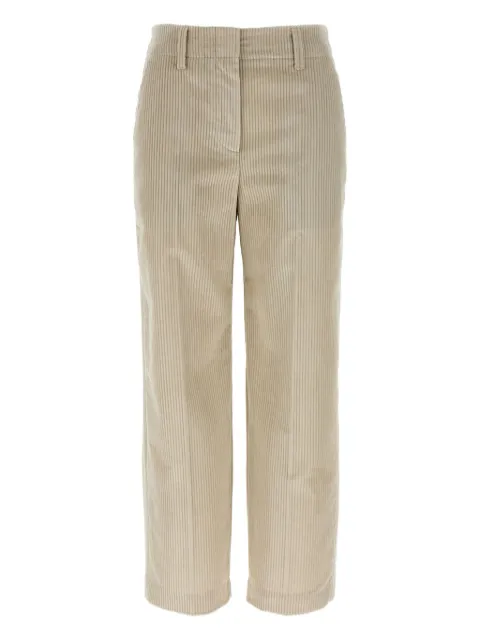 Brunello Cucinelli Calça de veludo cotelê