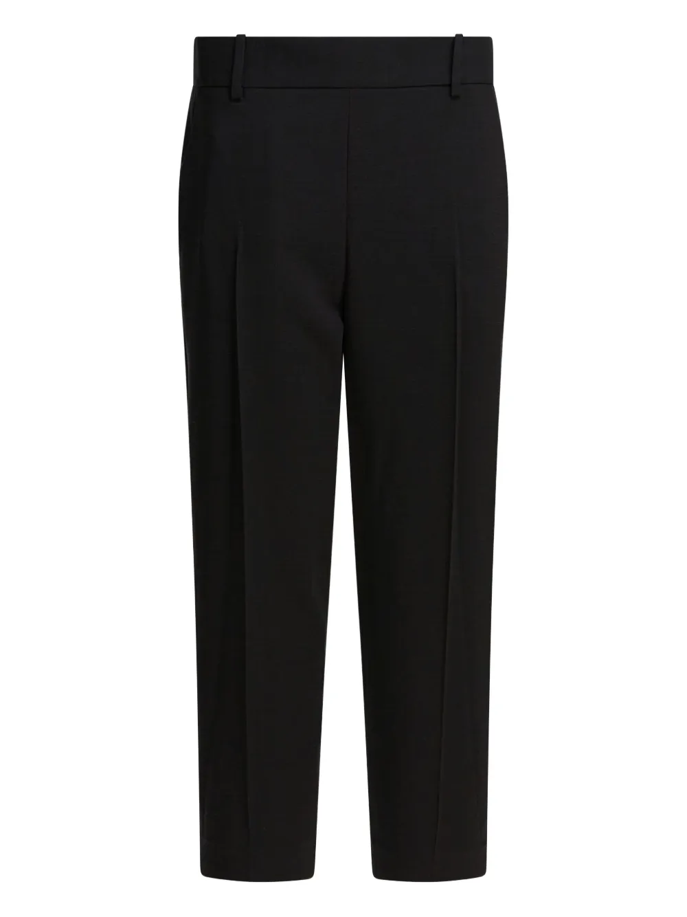 pressed-crease trousers