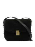 Soeur mini shearling shoulder bag - Brown