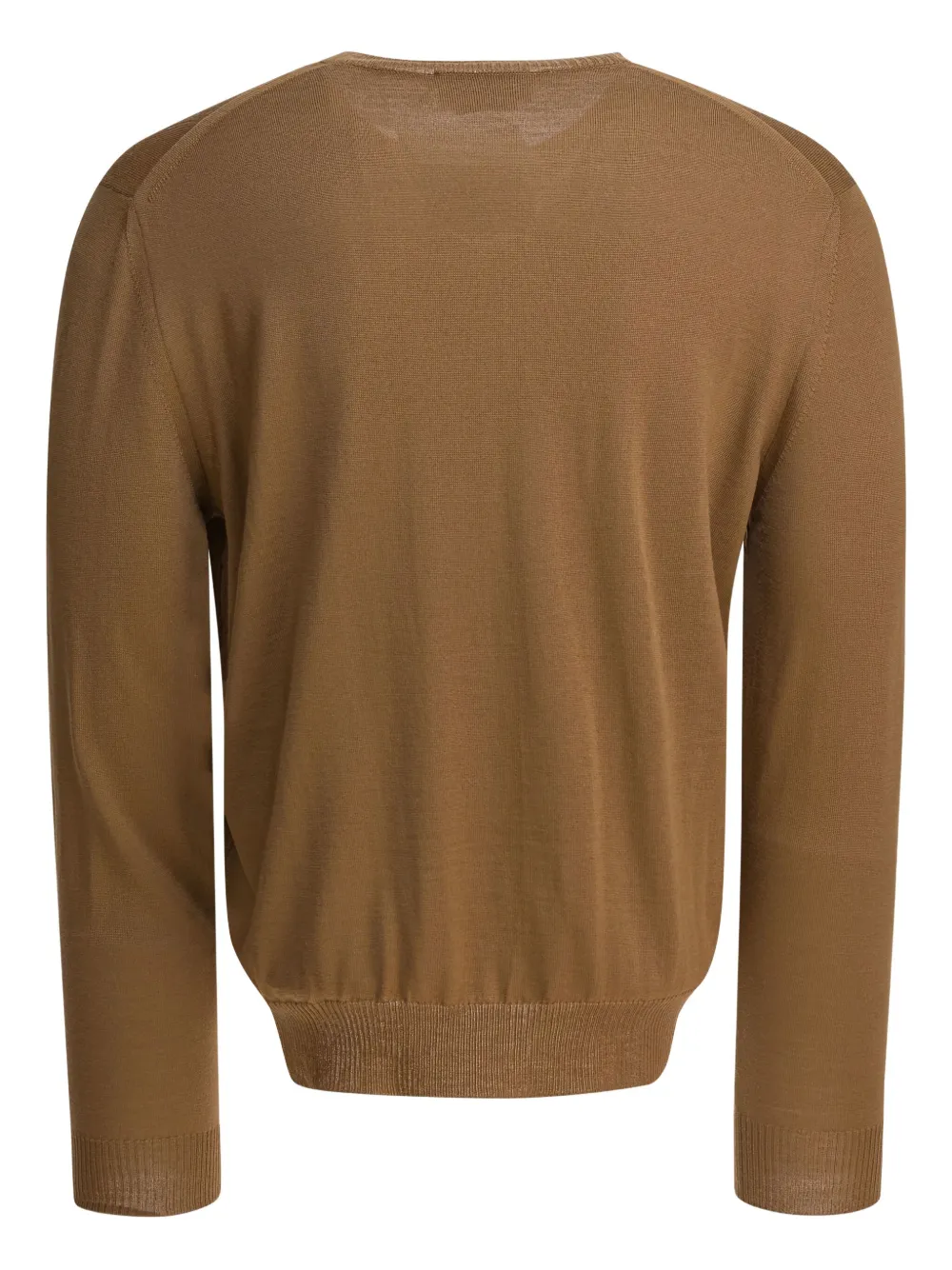 Alexander McQueen Wollen trui met ronde hals - Bruin
