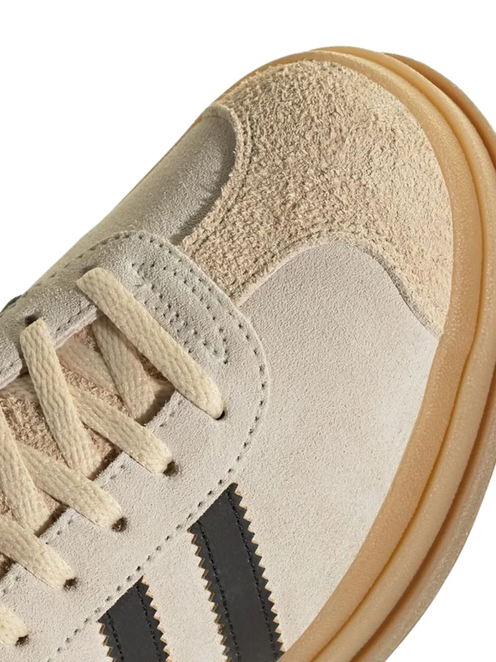 adidas Originals Gazelle Bold 3-Stripe platform sneakers Neutrals