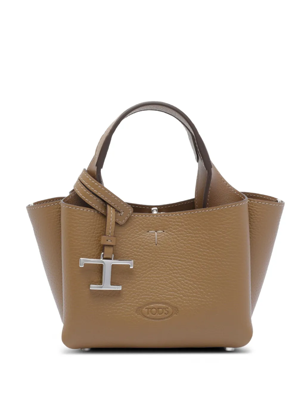 Tod's logo-detail leather cross body bag Bruin