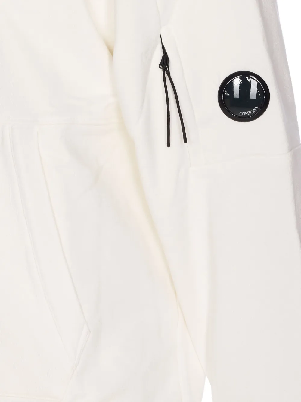 C.P. Company Hoodie met logopatch Wit