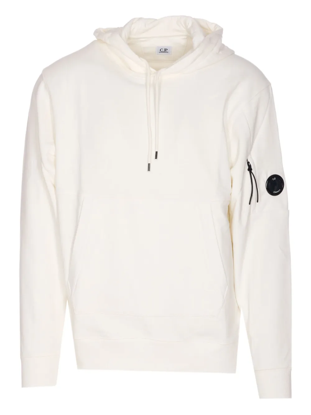 C.P. Company Hoodie met logopatch Wit