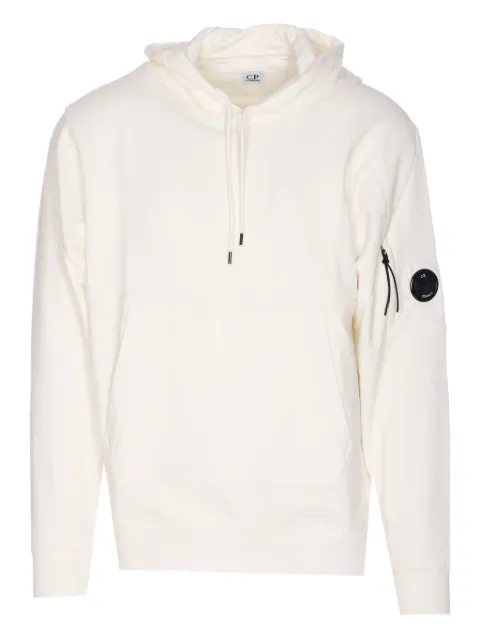 C.P. Company logo-patch cotton hoodie