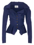 Vivienne Westwood asymmetrical-button shirt - Blue